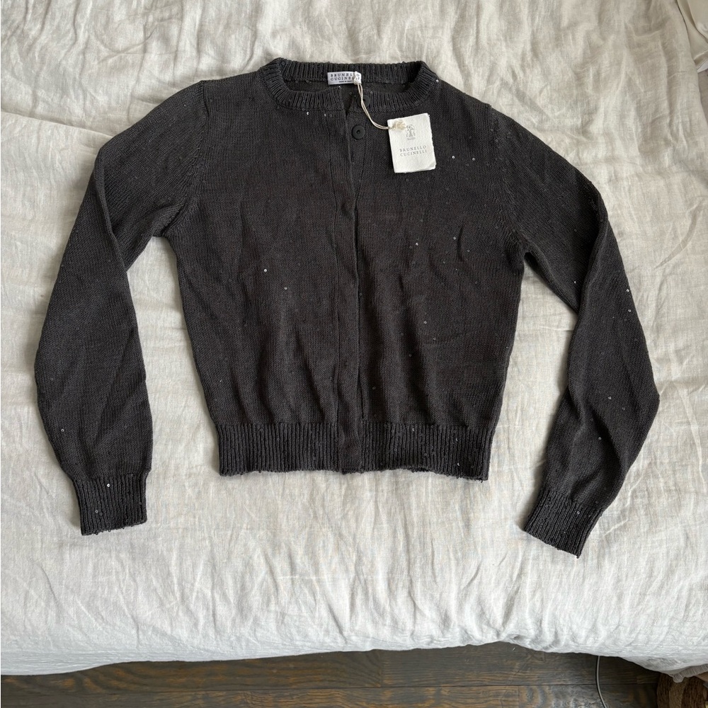 Brunello Cucinelli Linen And Silk Cardigan